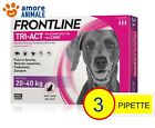 Frontline TRI-ACT 3 pipette per cani  2-5 / 5-10 / 10-20 / 20-40 / 40-60 kg  NEW