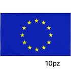 SET 10x BANDIERA EUROPA cm. 150 X 90 cm. in Tessuto Europe Flag