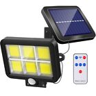 Lampione 120 LED con Pannello Solare da Parete Con Sensore di Movimento Telecoma