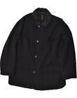 FAY Mens Overcoat UK 44 2XL Black AP01