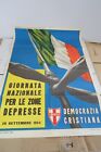 manifesto politico poster democrazia cristiana D.C 1954