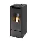 STUFA A PELLET CANALIZZATA PUNTO FUOCO "CINZIA" NERO 10 KW