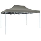 Gazebo Professionale Pieghevole 3x4m in Acciaio Antracite