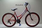 Bici ibrida 28 rossso personalizzabile