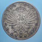 VITTORIO EMANUELE III 2 LIRE 1907 AQUILA SABAUDA SILVER COIN ARGENTO MONETE BB