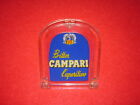 BITTER DAVIDE CAMPARI L APERITIVO Rendiresto Posacenere Ashtray in Vetro Vintage