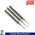 Dental Periotome Luxating Titanium Flex Teeth Extraction Periodontist 3 PCS Set