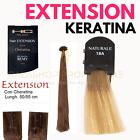 20 ciocche Hair Extension Keratina HC MILANO 100% Capelli Naturali Vari Colori