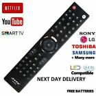 Universal Remote Control LG Sony Samsung Toshiba+Smart TV 3D LED LCD HDTV 2018