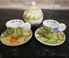 SET THUN 2 TAZZINE E ZUCCHERIERA SERIE JARDIN CAFFE AL VOLO COFFE CUP NUOVE ☕