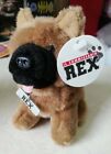 1 PELUCHE CANE PASTORE TEDESCO SERIE TV IL COMMISSARIO REX PLUSH DOG VINTAGE GIG