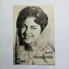 Autografo originale    Cantante -  Rosella Masseglia Natali