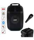 Altoparlante Bluetooth Wireless Microfono Supporto Cellulare Karaoke Led Q-l024