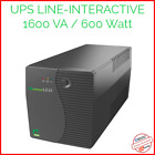 UPS Gruppo di continuità 1600 VA 600 WATT Nero Elsist NEMOLED 160 PC Server rack