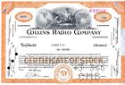 Collins Radio Company, Iowa, 1963  (1.000 Shares) - Nr. 84 !