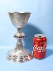 Antique Silver Plated? Religious Chalice & Gemstone Cabochons Holy Communion