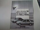 advertising Pubblicità 1986 SAAB 900 e 9000