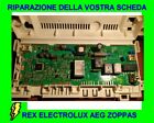 RIPARAZIONE SCHEDA ASCIUGATRICE REX ELECTROLUX ELEW044 ELEW046 136610031