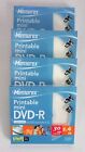 4 MINI DVD -R PRINTABLE MEMOREX 1.4 GB 30 MIN minidvd 4x