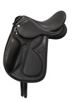 Sella inglese da dressage in vera pelle misura 14"-18".