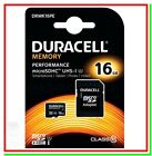 micro sd microsd 16 gb o 32 gb DURACELL memory card scheda memoria SDHC Class 10