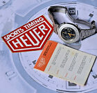 Chronograph d epoca Heuer Calculator Raro Automatico 1973 con Garanzia Originale