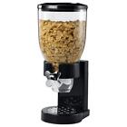 Dispenser Cereali Singolo Contenitore Dosatore Distributore Storage Pasta Nero