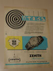 ZENITH AUTOMATIC OROLOGIO WATCH=ANNI  50=PUBBLICITA=ADVERTISING=WERBUNG=387