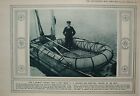 1915 WWI WW1 Stampa Calley Life Salvagente Per 45 Adopted Da Reale Blu Navy