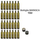 108 bottiglie in vetro Bottiglia Marasca per Olio liquori 10cl + Tappi a Vite