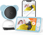 Iegeek 5   Baby Monitor Video E Audio, 1080P Telecamera Bambini Con Monitor with