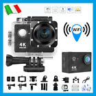 TELECAMERA CAM SPORT WIFI APP 4K CASCO AUTO ACTION CAMERA VIDEOCAMERA SUBACQUEA