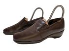 Mephisto Loafers Shoes Women s Brown Leather Air Jet Slip On Elastic Size 4.5 UK