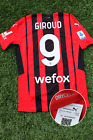 Maglia Calcio AC Milan Jersey - Giroud - Issued No Match Worn - Serie A