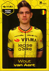 Wout VAN AERT *** Carte Postale *** VISMA LEASE A BIKE 2024