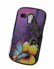 Cover per cellulare Samsung Galaxy S3 Mini i8190 rigida case 3D farfalle