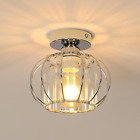 Lampada Da Soffitto Moderno, Plafoniera LED Soffitto in Cristallo E27, Creativa