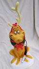 Christmas Lighted Blow Mold Outdoor Decor Grinch Max With Antler Dr. Seuss, 24in