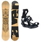 NUOVO TAVOLA SET SNOWBOARD 156w 159w 162w  e ATTACCHI rapidi FASTEC  M   L   XL