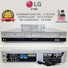 VIDEOREGISTRATORE COMBINATO DVD VHS LG V180 LETTORE VCR CASSETTE COMBO.