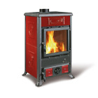 La Nordica Extraflame stufa a legna in ghisa Rossella R1 bordeaux 11,1 kw 252 m³