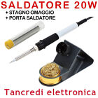 20W SALDATORE PROFESSIONALE RESISTENZA CERAMICA PORTASALDATORE SOLDERING IRON