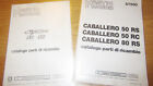 Catalogo esploso ricambi manuale Fantic trial Caballero 125 Coach Section