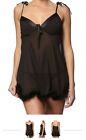 Completino Intimo Babydoll+ Slip - Yamamay - Nero - Tg M - NUOVO -