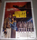 MANIFESTO CINEMA  anni 60  mis. cm. 160 x 120  L ETOFFE DES HEROS