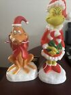 HOLIDAY MAX And GRINCH  Lighted Blow Mold Christmas Comes With Both