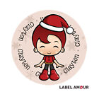 PERSONALISED Girl Boy Christmas Bags Present Sticker Labels Xmas Gift Business