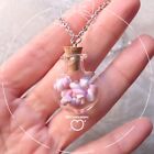 Collana Boccetta Marshmallow Cute Kawaii Fimo Polymer Clay Handmade Bijoux