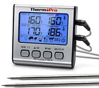 ThermoPro TP17 Termometro Cucina Digitale a Doppia Sonda  per Cottura BBQ