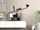 Adesivi Murali Love amore murale wall stickers frasi cuore decorazione da muro
